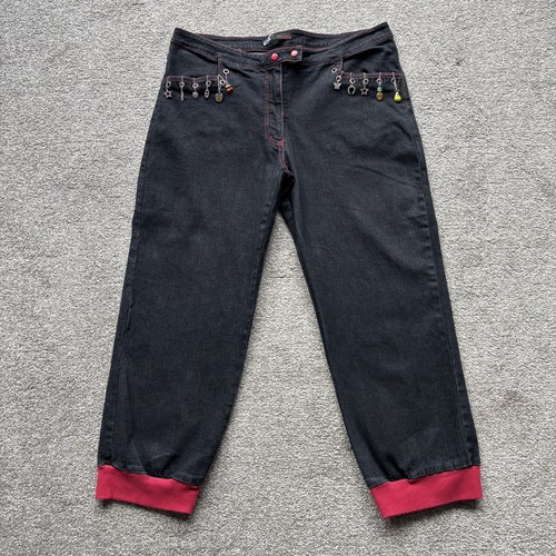 Y2k naughty cropped capri - naughty,