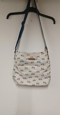 Brakeburn handbag Bikes Retro Chic Boho Blue/cream Crossover 