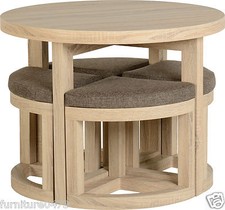 Oak Effect Stowaway Dining