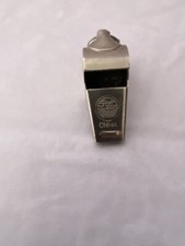 VINTAGE WHISTLE SILVER METAL HAMPION MADE IN CHINA (COLLECTORS?)