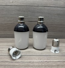 Luminus LED Flame Effect Bulb – 2 Pack with Adapters (E27 Base)