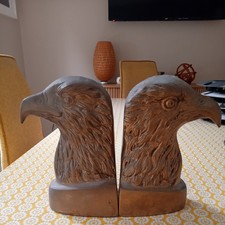 Vintage Brass Eagle Head Book