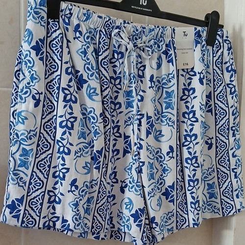 Linen blue white - tu,