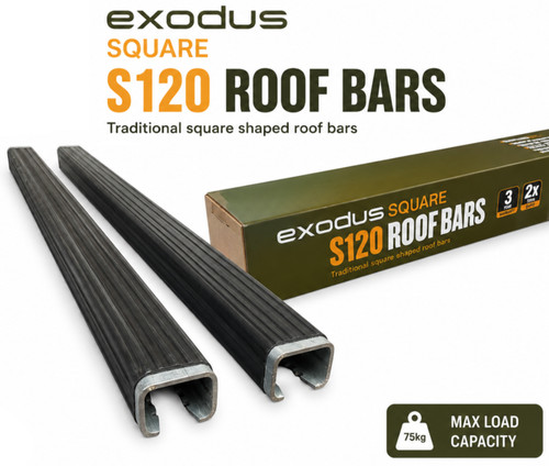 Exodus roof bars square - square, s120