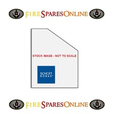 Stove Glass to suit Yeoman County, Devon, Exe, Exon, Tudor Stove 211 x 142** 