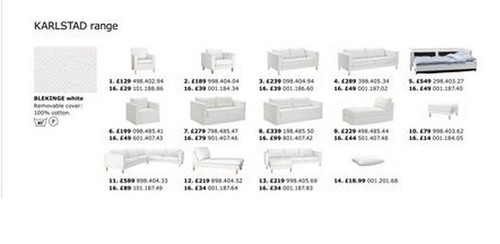 Genuine ikea karlstad - genuine,