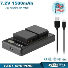 2x NP-W126 Battery+Charger for