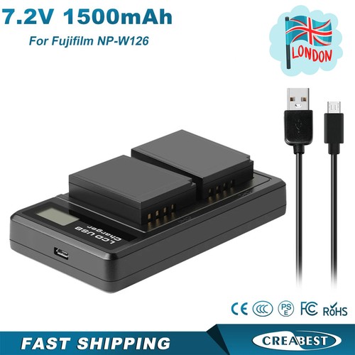 W126 battery charger - 2x, np-w126