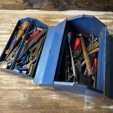 Vintage Car/bike Tool Kit in metal tool box 