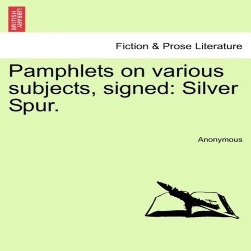Pamphlets various subjects - on,