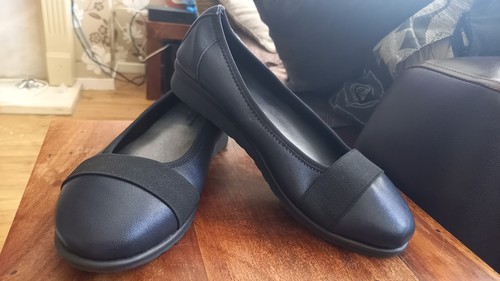 Ladies navy black cushion - ladies,