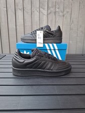 Adidas Samba XLG Triple Black Leather Men's Trainers Shoes Size 9 (UK) RRP £100
