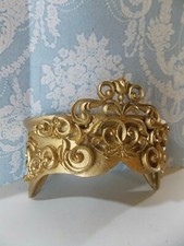 Dolls House French Style Beautiful Ornate Bed Crown Curtains Window Pelmet