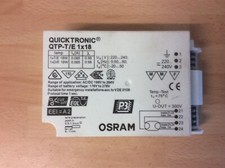 Fluorescent Lighting Choke Ballast Controller Osram Quicktronic QTP-T/E 1x18