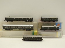 N GAUGE TRIX RAKE OF 5 X GREEN