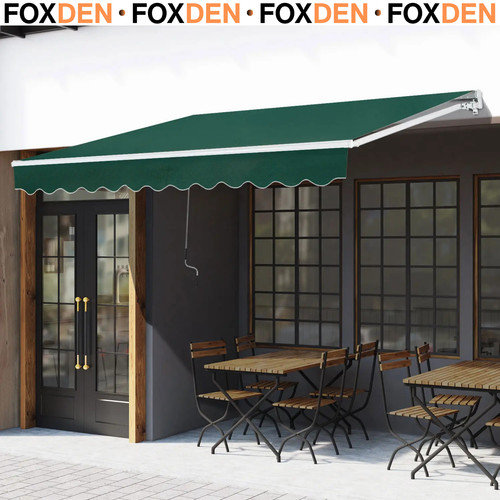Manual retractable awning - retractable,