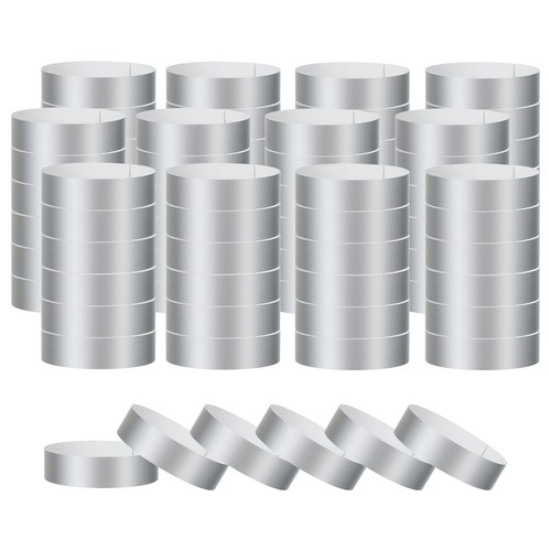 500 pack paper wristbands - pack, for