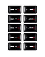 10pcs RESIN EMBLEM SMALL BADGE for NISMO JUKE NISSAN GTR 350z 370z MICRA UK