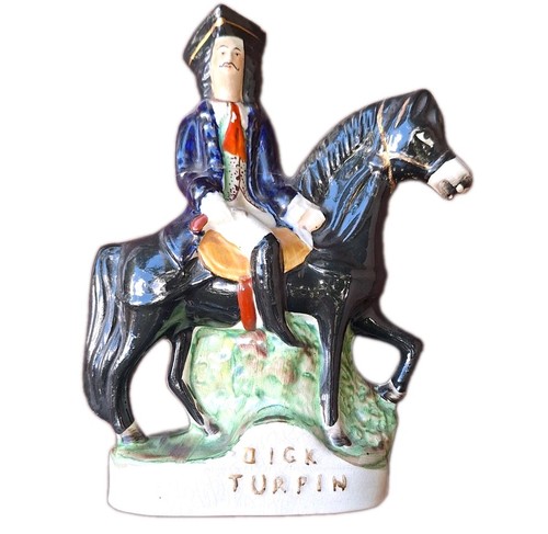 Damaged staffordshire figure - damaged,