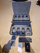 Rothwell Leather Watch Box 8 Slot Travel Display Jewelry Case Brand New