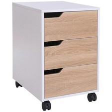 MDF Mobile File Cabinet w/ 3