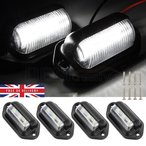 Led number plate light - 4x, bulb