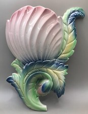 Rare Carlton Ware Pink Poppy Wall Pocket