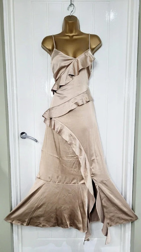 Miss selfridge long satin - ,
