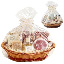 Large oval wicker - basket, xmas