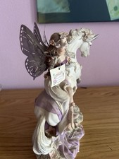 Fairy Riding A Unicorn Statue