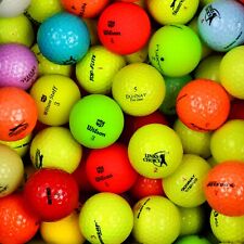 Coloured Lake Golf Balls Mixed Brands Grade A Yellow Orange Red Green Blue Optic