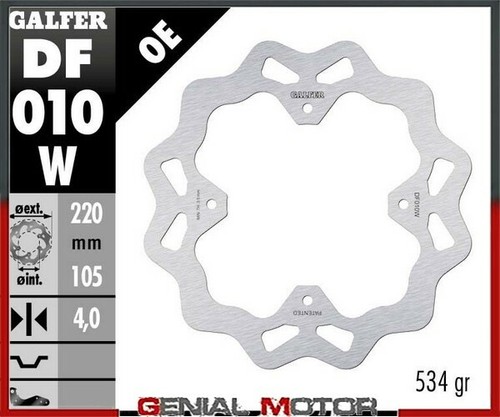 Galfer rear brake disc - rear,
