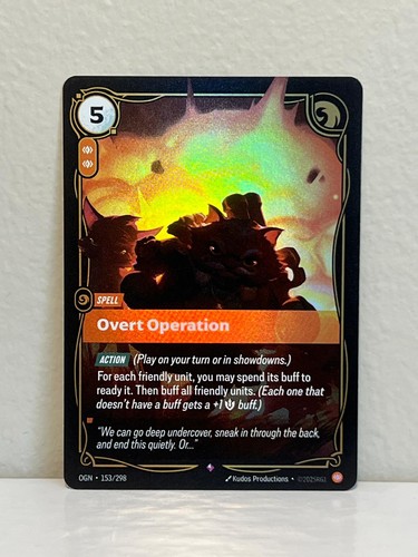Overt operation 153 - overt, 153/298