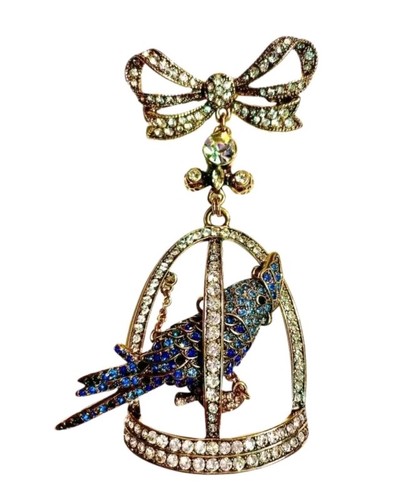 Vintage style bird cage parrot - vintage,