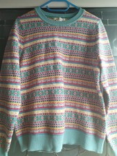 Boden Fairisle Jumper Size L ?? Xmas Winter