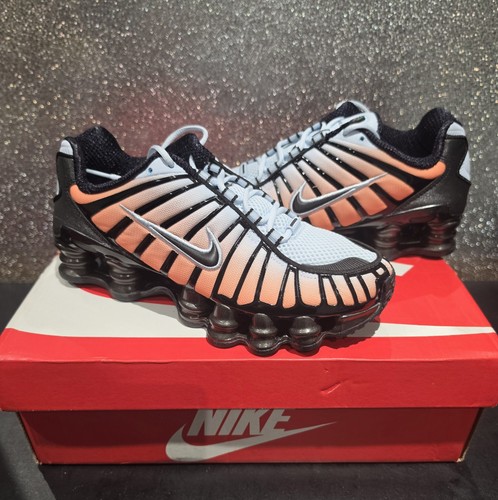 Nike shox black orange - nike, black/orange