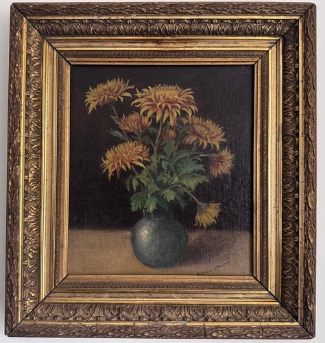 Antique oil painting still - oil,