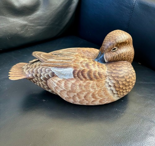 Mike wood signed hand carved - wood,