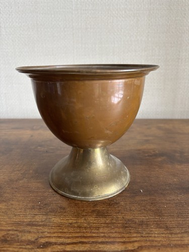 Vintage copper brass footed - vintage, &