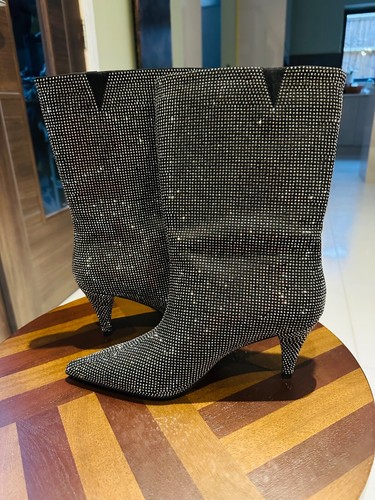 Diamante rhinestone calf
