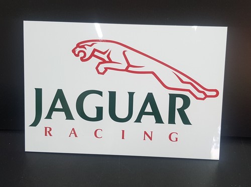Jaguar racing sign board - racing,