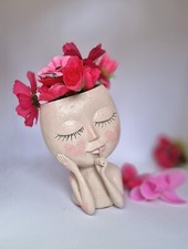 Creative Flower Pot Shy Face