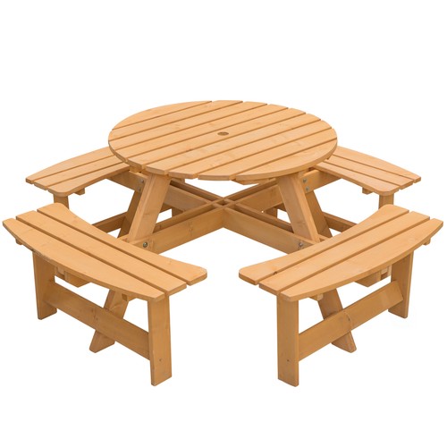 New wooden outdoor patio - new,