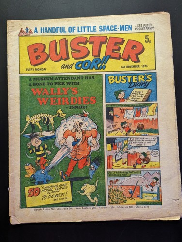 Buster and cor comic 2nd - cor, comic,