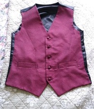 Men's Small Red Black Sparkle