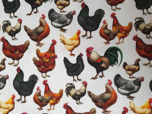 Chicken fabric 100 - chicken, 100%
