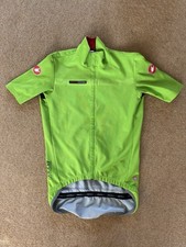 Castelli Gabba Short Sleeve Jersey. Lime Green. Size L. Excellent Condition.