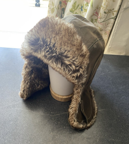 Men brown faux fur ushanka - men's,