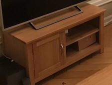 Solid Oak TV unit 