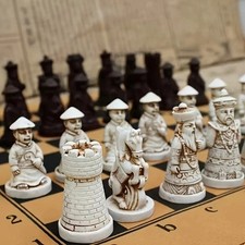 Antique Small Resin Chess